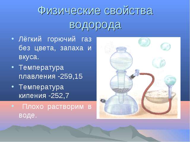 Доклад: Водород